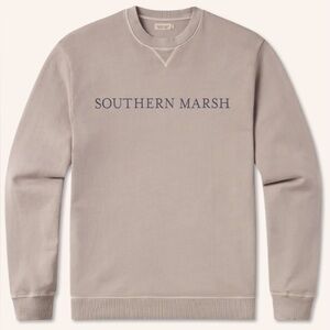 COPY - Southern Marsh seawash sweatshirt crewneck sweater Light Grey